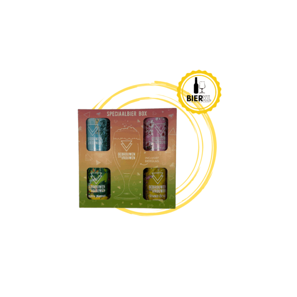 Gebrouwen Door Vrouwen - Gift Box + Glas